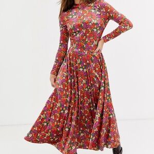 Free People Floral Maxi Dress NWT